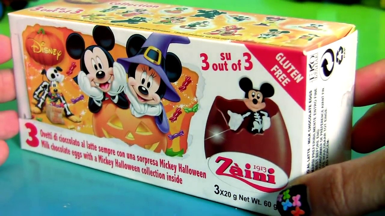 Halloween Mickey Mouse Clubhouse Chocolate Eggs Surprise same as Kinder Huevos Sorpresa