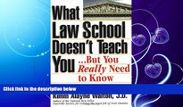 FAVORITE BOOK  What Law School Doesn t Teach You...But You Really Need to Know! (Career Guides)