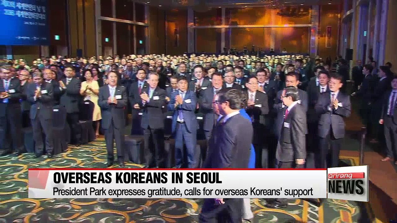 President Park welcomes overseas Koreans on World Korean Day