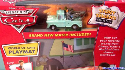 Disney Playmat with Brand New Mater Cars diecast StoryTellers World of Cars collection