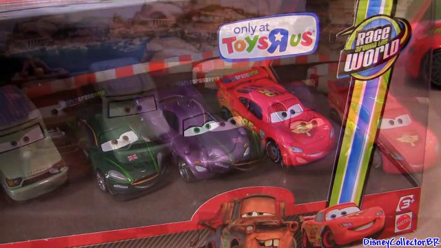 Carros 2 London Chase diecast Relampago Mcqueen Mate Disney Pixar Cars 2 Dublado em Portugues