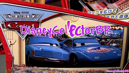 Pixar Cars Mr. The King & Mrs. The King Dinoco Movie Moments Mattel Disney World of Cars Edition