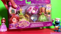 Sofia the First Princesita Amber Peacock & Castle Playset Disney Princess Dolls with Cookie Monster