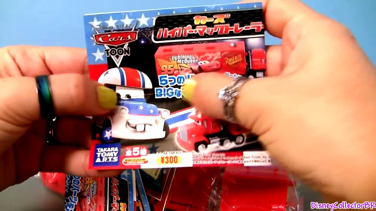 Caminhão Mack Carrinhos Tomica Takara Tomy How-To Build Cars Mack Truck Hauler Brinquedos Portugues