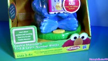 Cookie Monster Learn to Count Numbers Using Disney Pixar Cars Sesame Street Playset