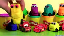 Cars 2 Clay Buddies Play-Doh Surprise Eggs Googly Eyes Mater McQueen RipClutchgoneski Finn