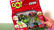Angry Birds GO! Car Racers TELEPODS Multi Pack Micro Drifters Disney Pixar Cars Toys Review