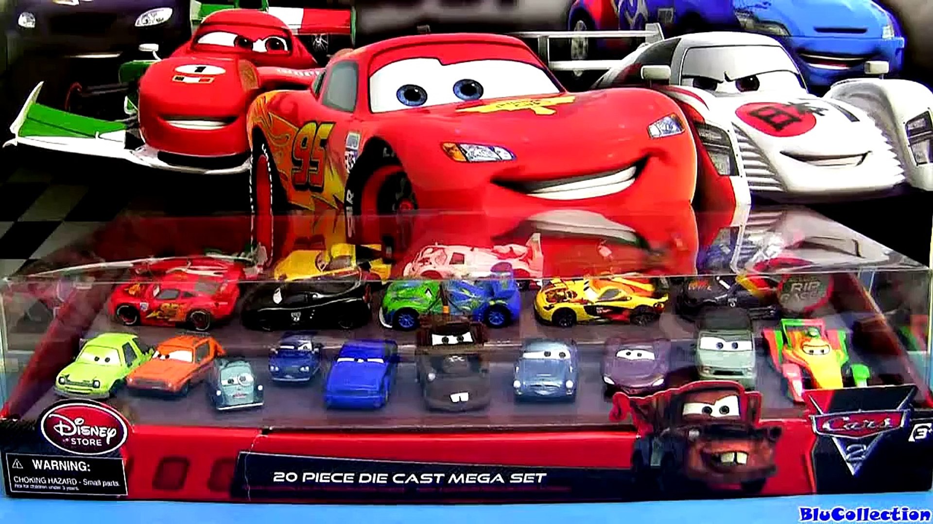 20 Carrinhos do Filme Disney Pixar Carros 2 - Brinquedos Lojas Disney Store  - 20 Diecast Cars - video Dailymotion