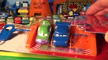 Disney Pixar Cars, Unboxing New Riplash Racers with Lightning McQueen, Mack, DJ, Wingo Snot Rod and