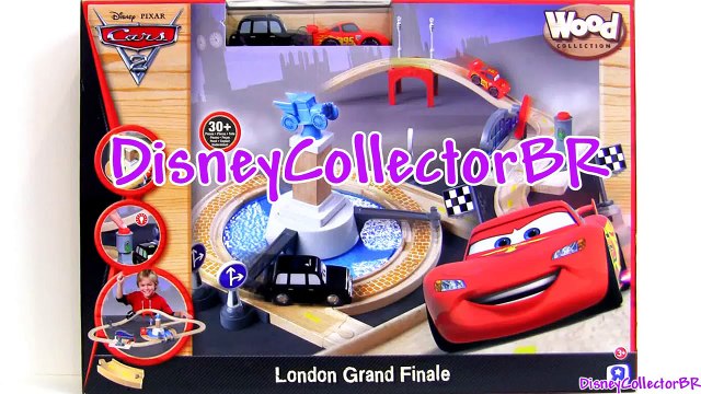 Cars 2 Wood London Grand Finale Track Set Collection Disney Pixar ToysRus TRU