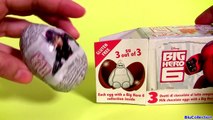 Disney Big Hero 6 Toys Surprise Eggs from Zaini same as Kinder Huevos Sorpresa