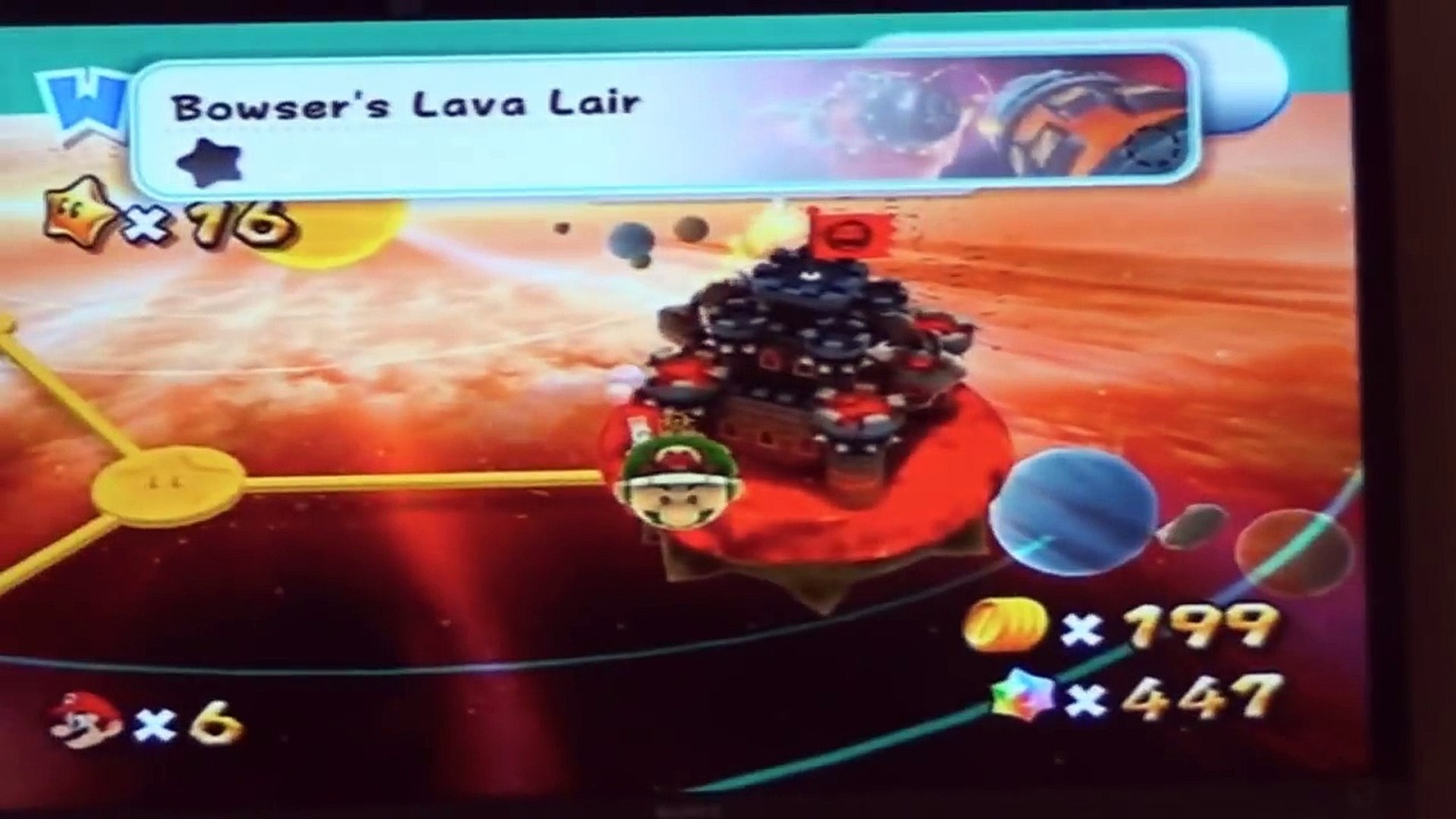 Super Mario Galaxy 2 Bowsers Lava Lair Video Dailymotion