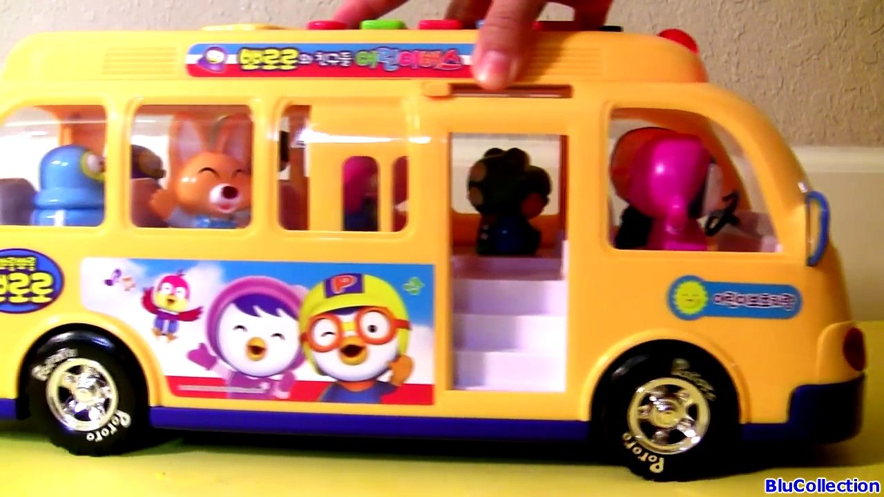 Pororo Musical School Bus Preschool Toy for Babies Toddlers Learn