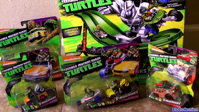 Lightning McQueen VS. Teenage Mutant Ninja Turtles T-Machines Turtles Revenge Disney Cars racetrack