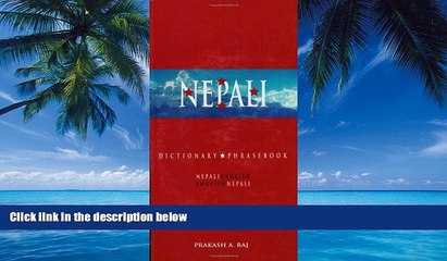 Big Deals  Nepali-English/English-Nepali Dictionary and Phrasebook (Hippocrene Dictionary