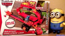 Pixar Cars Rip Start Challenge Loop Track Riplash Racers Roller Coaster Set Micro Cars Single Loop