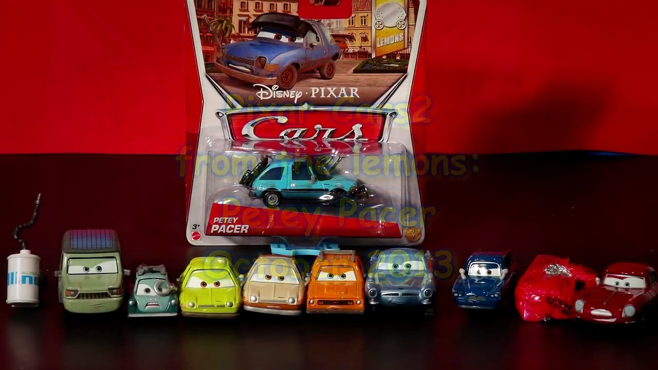 Pixar Cars2, Petey Pacer Video re-enactment of the Oil Rig Scene and more