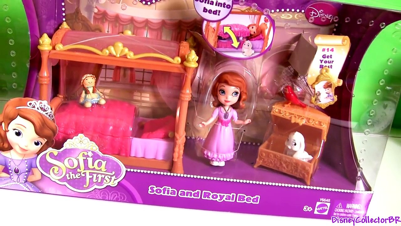 Sofia The First Royal Bed Playset Disney Princess Talking Clover the Rabbit Play Doh Disneycollector