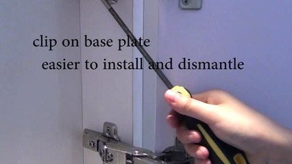 K165H  video for kav 165 degree soft close hinges