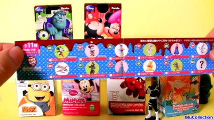SURPRISE BOXES Minions BIGHERO6 Monsters Phineas Ferb Mickey Minnie Disney Huevos Sorpresa
