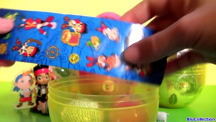 Giant Surprise Eggs Jake PeppaPig Disney Frozen Elsa, Bubble Guppies Stacking Cups Play Doh Clay