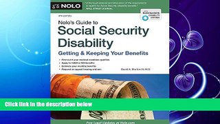 FAVORITE BOOK  Nolo s Guide to Social Security Disability: Getting   Keeping Your Benefits