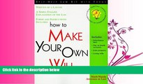different   How to Make Your Own Will: With Forms (Self-Help Law Kit With Forms)