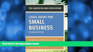 FAVORITE BOOK  American Bar Association Legal Guide for Small Business, Second Edition: