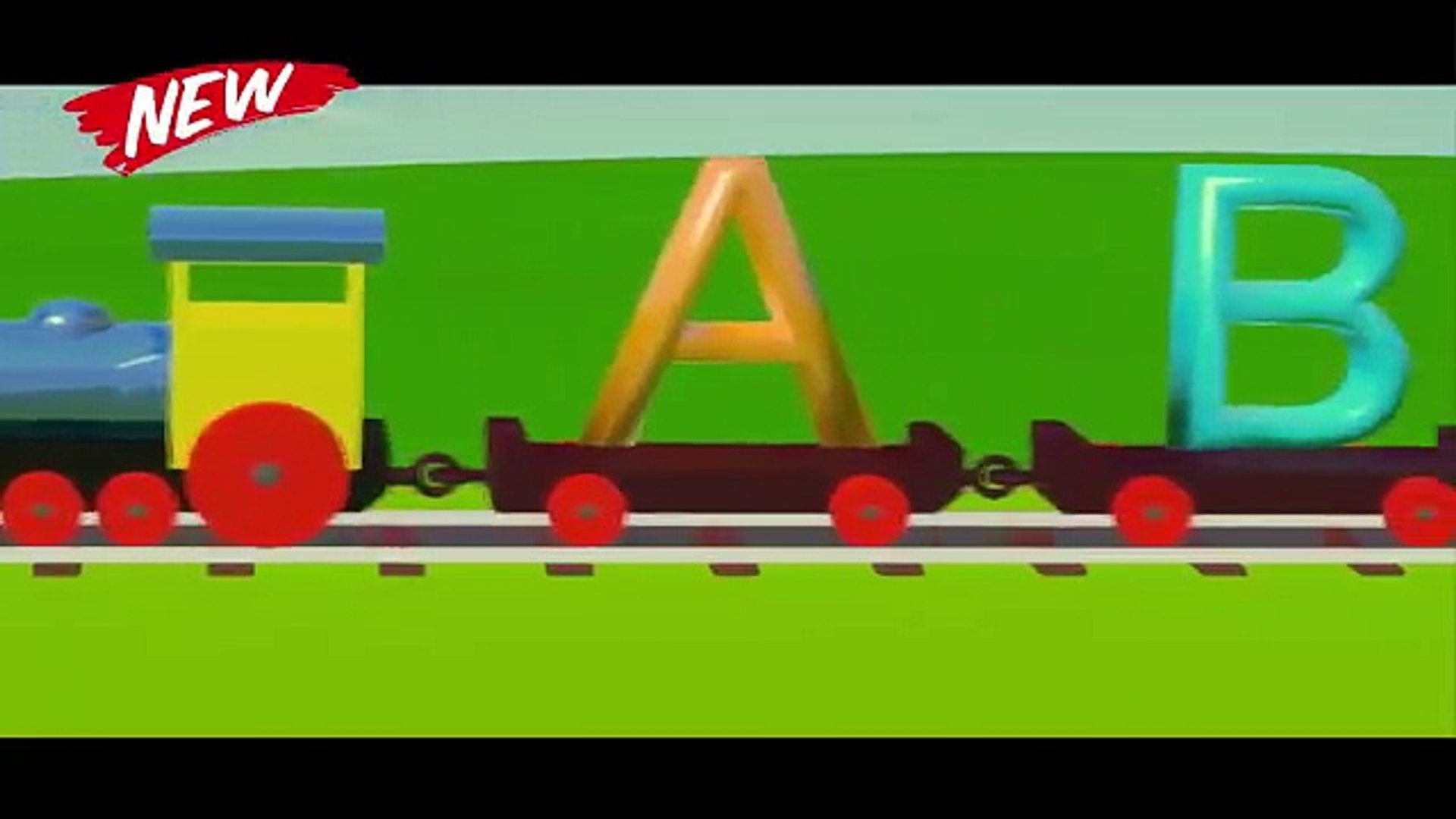 ⁣Alphabet Train ABC Train # Изучение английского алфавита для детей