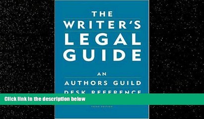 FAVORITE BOOK  The Writer s Legal Guide: An Authors Guild Desk Reference