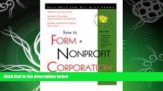 different   How to Form a Nonprofit Corporation: With Forms