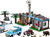 Lego City Le Poste De Police En Forêt, Jouets Lego Pour Les Enfants