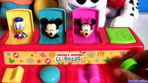 Learn Colors with Disney Baby Mickey Mouse Clubhouse Pop Up Pals Slime Baff Surprise Toys