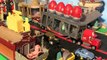 Pixar Cars, 4 Kinder Surprise Eggs delivered by Mack to Radiator Springs for Lightning McQueen, Mate