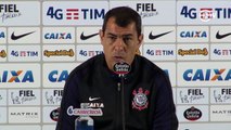 Fabio Carille lamenta resultado, mas sai satisfeito com rendimento da equipe