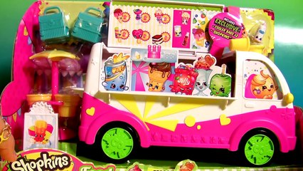 Download Video: Shopkins Scoops Ice Cream Truck Playset with Disney Frozen Anna Elsa - Camion de Helados Shopkins