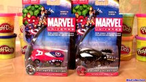 Play Doh Superheroes Cars THOR Captain America Plane Marvel the Avengers HULK Spiderman Play Dough