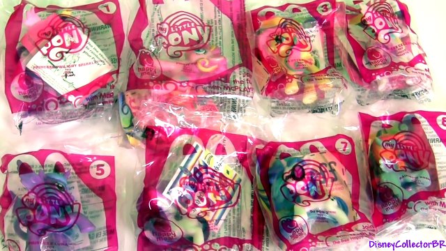 MLP McDonalds Happy Meal Toys My Little Pony DJ Pon3 Vinyl Scratch Play Doh Pinkie Pie new