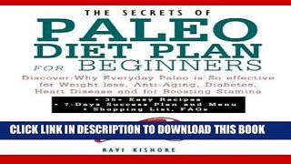 [PDF] The Secret of Paleo Diet Plan for Beginners: Discover-Why Everyday Paleo is So effective for