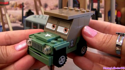 Download Video: Lego Cars 2 Sarge Review how-to build Disney Pixar toys From 8487 Flos V8 Cafe