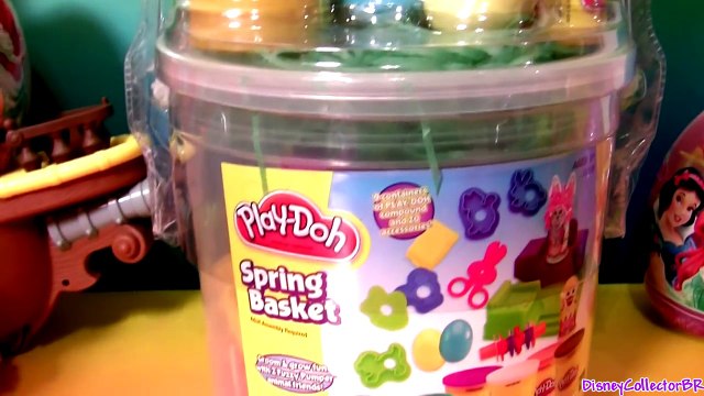 Giant PLAY DOH Easter Spring Basket new Fuzzy Pumper Hair Make Play Doh Easter Egg Disneycollector