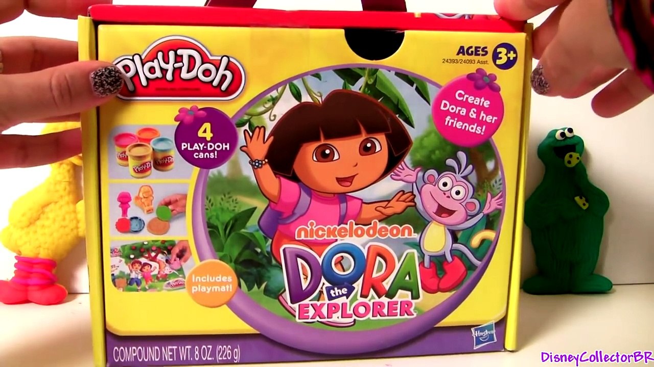 Play Doh Dora the Explorer With Diego Nickelodeon toys review playdough review by Funtoys