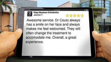 Ridge Meadows Orthodontics Maple RidgeExceptional5 Star Review by Jasmine P.