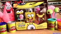 PlayDoh SpongeBob Build a Sponge Patrick Nickelodeon Play Doh Bob Esponja Plastilina