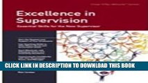 [PDF] Crisp: Excellence in Supervision: Essential Skills for the New Supervisor (Crisp