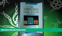 FAVORITE BOOK  Evictions (California Landlord s Law Book: Evictions)