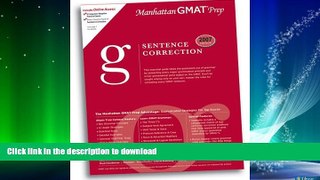 READ  Sentence Correction GMAT Preparation Guide (Manhattan GMAT Preparation Guide: Sentence