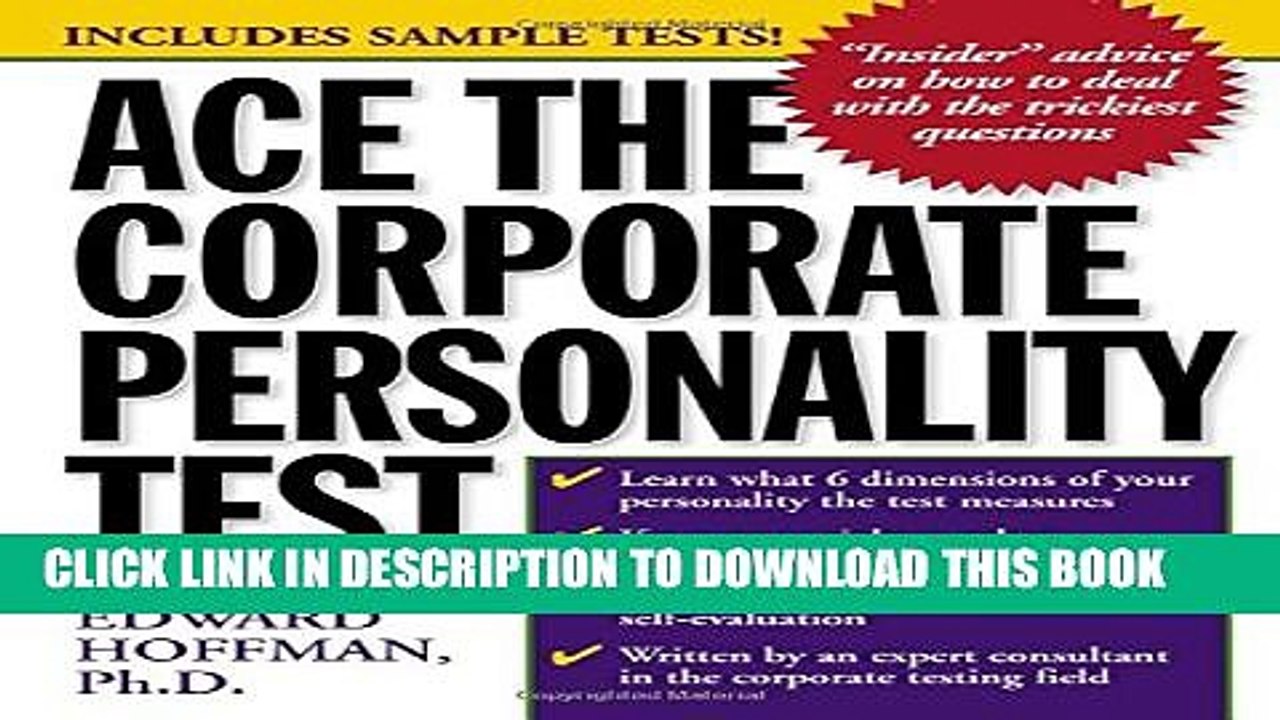 [PDF] Ace the Corporate Personality Test Popular Colection