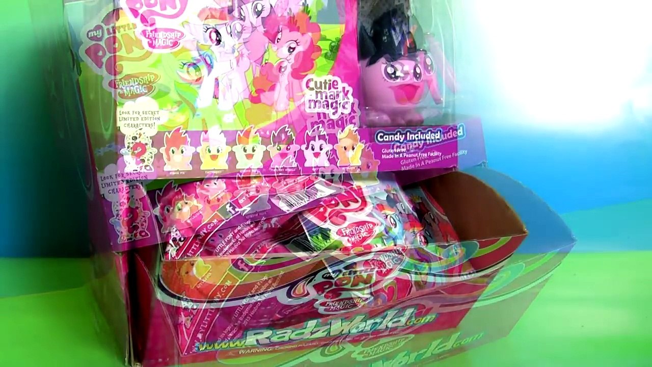 MLP Radz Candy Dispenser My Little Pony Cutie Mark Magic Full Case Spike Twilight Sparkle