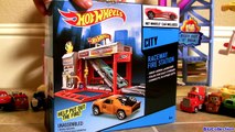Hot Wheels Raceway Fire Station Playset Review by Blucollection Toy Collector Disney Pixar Cars